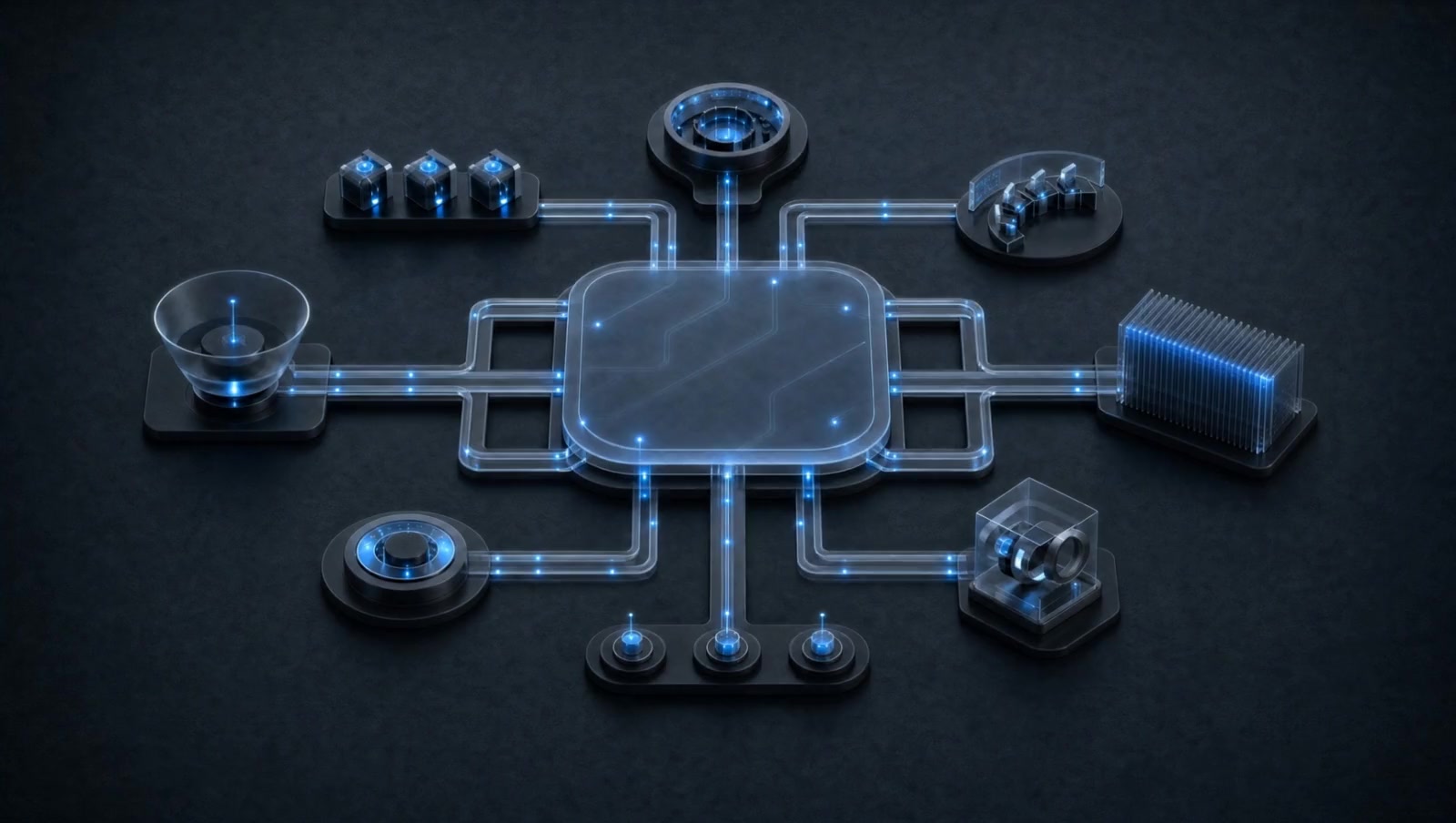 The Doctorisk platform: an orchestration core connected to input, connector, service, network, review, and reporting modules
